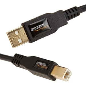 【クリックで詳細表示】Amazonベーシック USB2.0ケーブル 1.8m (タイプAオス- タイプBオス)： パソコン・周辺機器