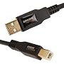 Amazon�x�[�V�b�N 2�w�V�[���h USB2.0 (A)�I�X - (B)�I�X�P�[�u�� (1.8m) [�t���X�g���[�V�����t���[�p�b�P�[�W(FFP)]