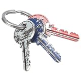 Hilfiger Denim KEYS CHARM KEYFOB EL56917378, Damen Schlüsselanhänger 4x9x3 cm (B x H x T)