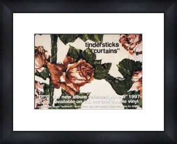  TINDERSTICKS Curtains - Custom Framed Original Ad Reproduction encadrée
