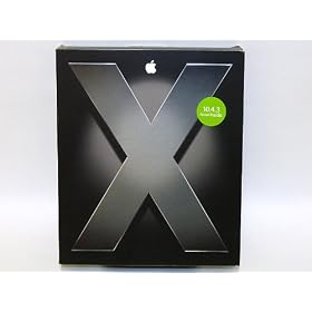 MacOS X v10.4.3 Tiger �p��Ńp�b�P�[�W