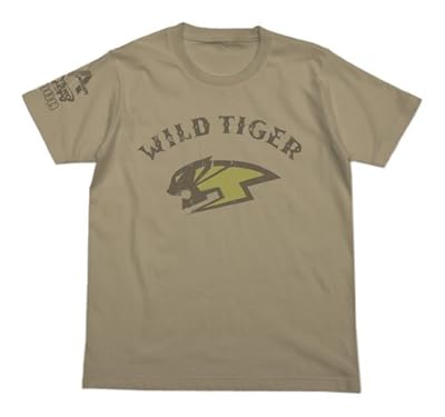  TIGER&BUNNY ワイルドタイガーロゴTシャツ サンドカーキ サイズ
