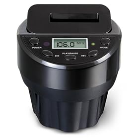 DIASONIC iPod �p�J�b�v�z���_�[FM �g�����X�~�b�^�[ �u���b�N DS-CHFMT-BK