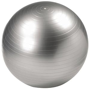 【クリックで詳細表示】鉄人倶楽部(IRONMAN・CLUB) ヨガボール 75cm シルバー IMC-69