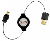  Cable, Retractable USB2.0 A To MINI5