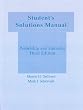 Probability and Statistics Student's Solutions Manual