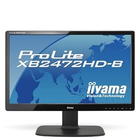 iiyama 24�C���`���C�h�t���f�B�X�v���C VA�p�l�� LED�o�b�N���C�g ���~�E�s�{�b�g�@�\���� HDMI�P�[�u���������f�� �}�[�x���u���b�N PLXB2472HD-B1