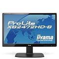 iiyama 24�C���`���C�h�t���f�B�X�v���C VA�p�l�� LED�o�b�N���C�g ���~�E�s�{�b�g�@�\���� HDMI�P�[�u���������f�� �}�[�x���u���b�N PLXB2472HD-B1