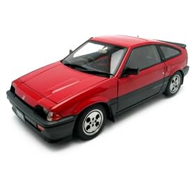 AUTOart �z���_ �o���[�h�X�|�[�c CR-X Si ���b�h/�O���[ (1/18 73262)
