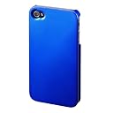 SANWA SUPPLY ハードケース(iPhone4S用) ブルー PDA-IPH43BL