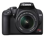  Canon Rebel XS 10.1MP Digital SLR Camera with EF-S 18-55mm f/3.5-5.6 IS Lens (Black)