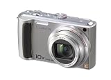  Panasonic Lumix DMC-TZ5S 9MP Digital Camera with 10x Wide Angle MEGA Optical Image Stabilized Zoom (Silver)