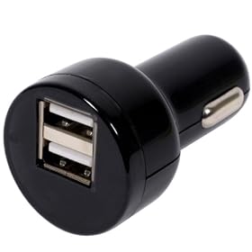 �v���e�b�N 2PORT���� USB�J�[�`���[�W���[ PCC-2BK �yiPad/iPod nano 5G/iPhone 3G�E3GS�E4/iPod�e��/�Q�[���@/�g��/USB�ڑ��@��z