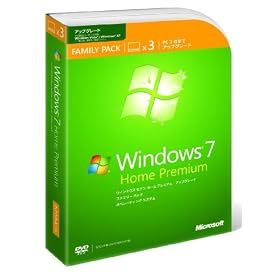 Windows 7 Home Premium �A�b�v�O���[�h �t�@�~���[�p�b�P�[�W