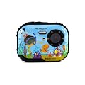W318-B  easypix W318 Bubble Bob�@�i�@�u���[ �j�@3m�h���f�W�^���J�����@�@�r�[�`��v�[���ł̎B�e�ɍœK
