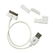 GeSPEC iPhone iPod USB �V���[�g�P�[�u�� �z���C�g GS-CA06W
