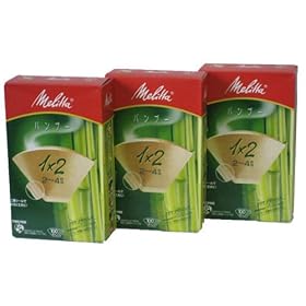 Melitta �t�B���^�[ �i�`�������u���E�� �o���u�[ 1�~2G �y2~4�t�p�z 100�����~3���p�b�N