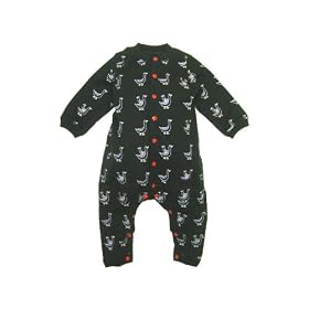 Mademoiselle papillon L/s all in one with pocket Duck