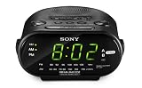  Sony ICF-C318 Automatic Time Set Clock Radio with Dual Alarm (Black)