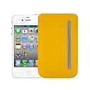 Cote&Ciel Card Pouch for iPhone 4S CITRINE + SILVER