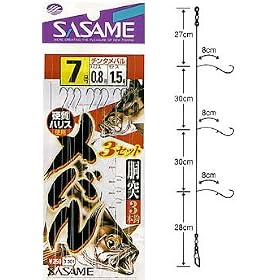 �����ߐj(SASAME) ���o������ 3�{ 3�Z�b�g(�`���^���o��) �� �b7/�n���X0.8 D-301