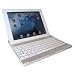 �yHAIKAU�z �j���[���f�� iPad2 bluetooth�L�[�{�[�h�����A���~�P�[�X �yUS�L�[�{�[�h�z �z���C�g ���{�ꑀ��������t��