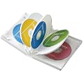 SANWA SUPPLY DVD-W8-03WH DVD�g�[���P�[�X 3�Z�b�g(8�����[) �z���C�g