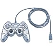 iBUFFALO USB�Q�[���p�b�h 12�{�^�� �A�i���O�f�W�^���Ή� �V���o�[ BGCUCF1201SVA
