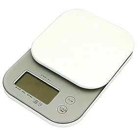 【クリックで詳細表示】DRETEC デジタルスケール 「ジェリー」 2kg 【計量皿を水洗いできる/表示単位 0.1g】 シルバー KS-243SV