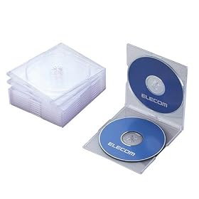 ELECOM �X����CD/DVD�P�[�X CCD-017DCR