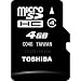 ���� TOSHIBA microSDHC�J�[�h 4G�a�imicroSD 4GB�j �����N���X4 ���z���A�Ȏ����̕��s�A���o���N�i