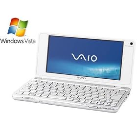 �\�j�[(VAIO) VAIO typeP P80H VistaHomeBasic W-WAN �N���X�^���z���C�g VGN-P80H/W