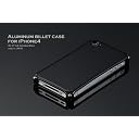アルミビレットケース for iPhone4S / iPhone4  スタンダード ブラック