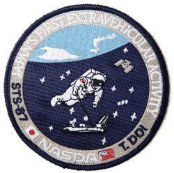  土井宇宙飛行士　シャトル搭乗記念ワッペン　ＳＴＳ-８７