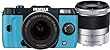 PENTAX �f�W�^�����J���� Q10 �_�u���Y�[���L�b�g �u���b�N/�A�N�A007 Q10 WZOOMKIT BK/AQ 007