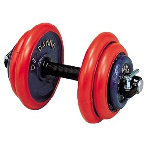 【クリックで詳細表示】ダンノ(DANNO) ハンドバーベルセット 5kg D660