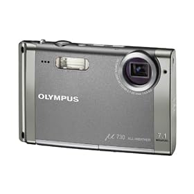 OLYMPUS �f�W�^���J���� ��730 �i�~���[�j �`�^�j�E���V���o�[