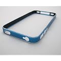 iPhone 4/4S�p �X�����o���p�[ �A���~�� Slim Bumper (�u���[)