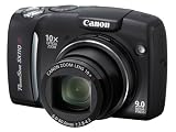  Canon Powershot SX110IS 9MP Digital Camera with 10x Optical Image Stabilized Zoom (Black)