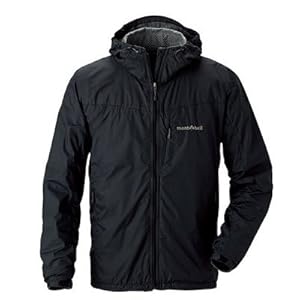【クリックで詳細表示】モンベル ライトシェルパーカ Men’s BK/S
