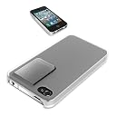 iBUFFALO iPhone4S iPhone4 両対応 クリップラバーケース液晶保護フィルム付 クリア BSIP11PCRCCR