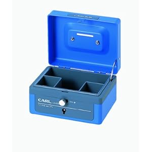 【クリックでお店のこの商品のページへ】カール事務器 キャッシュボックス(S) CB-8000N-B