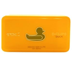 【クリックで詳細表示】ミドリ ディークリップス アヒル柄