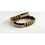 Black and gold Traditional Bangle Set of 2