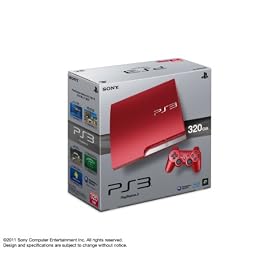 PlayStation 3 (320GB) �X�J�[���b�g�E���b�h (CECH-3000BSR)
