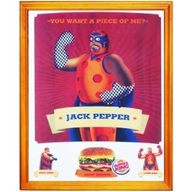 PictureFrame �t���[���t�~�j�|�X�^�[Burger King�@�o�[�K�[�L���O