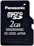 Panasonic microSD�J�[�h 2GB RP-SM02GBJ1K