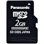 Panasonic microSD�J�[�h 2GB RP-SM02GBJ1K