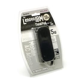 FILCO �m�[�gPC�pAC�A�_�v�^ POWERLINK Lenovo IBM ThinkPad�p 75W ���o��AC�A�_�v�^�[ �u���b�N PLS19I