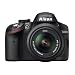 Nikon �f�W�^����჌�t�J���� D3200BK LK �����Y�L�b�g �u���b�N